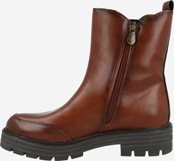 TOM TAILOR Chelsea Boots in Brown