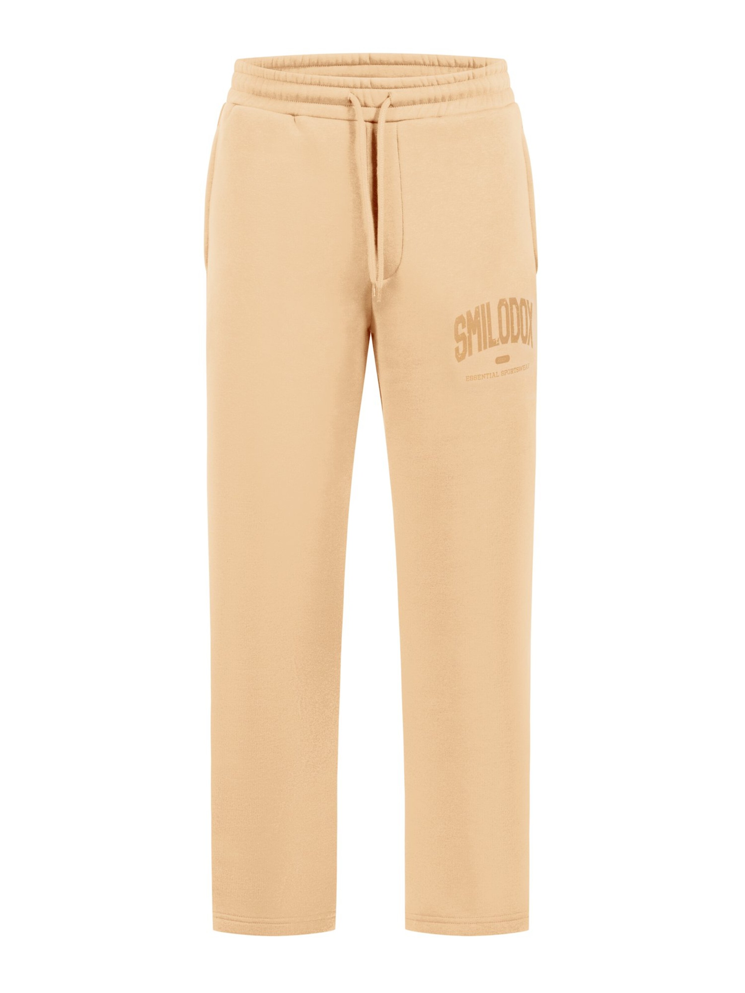 Smilodox Oversize Jogginghose Oswin in Beige: Vorderseite