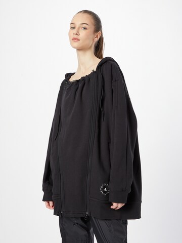 Veste en polaire fonctionnelle 'Truestrength 3-In-1' ADIDAS BY STELLA MCCARTNEY en noir : devant