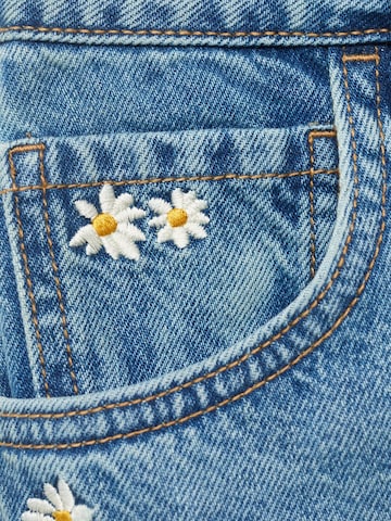 MANGO Loosefit Shorts 'MASSY' in Blau