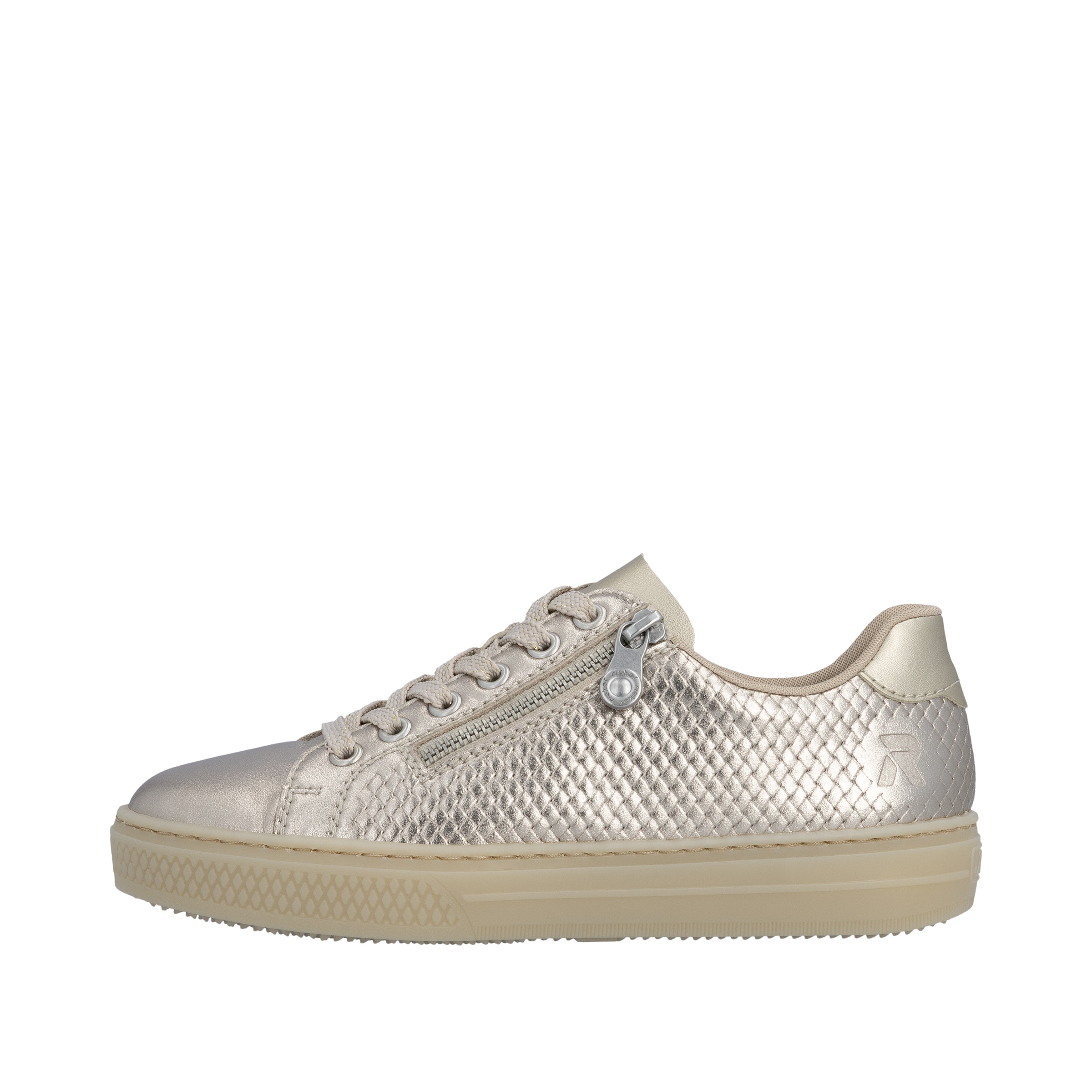 Baskets basses Rieker en argent