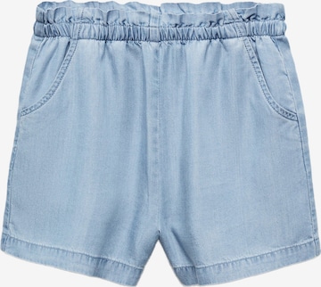 MANGO KIDS Regular Панталон 'ELVIRA' в синьо: отпред