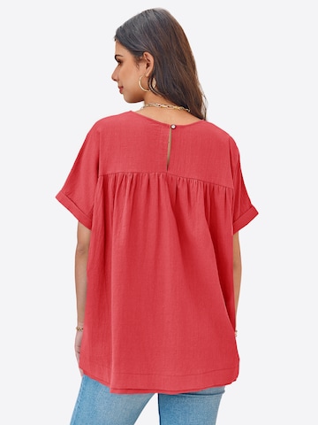 Imily Bela Bluza | rdeča barva