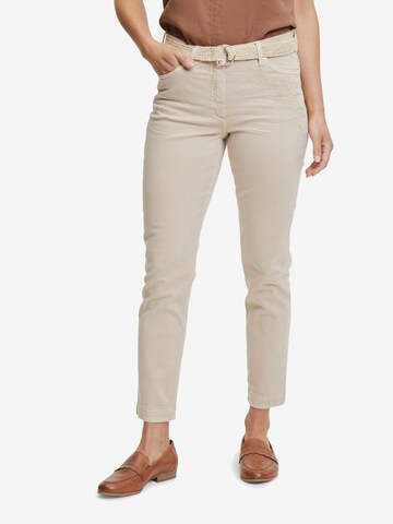 Betty Barclay Slim fit Jeans in Beige: front