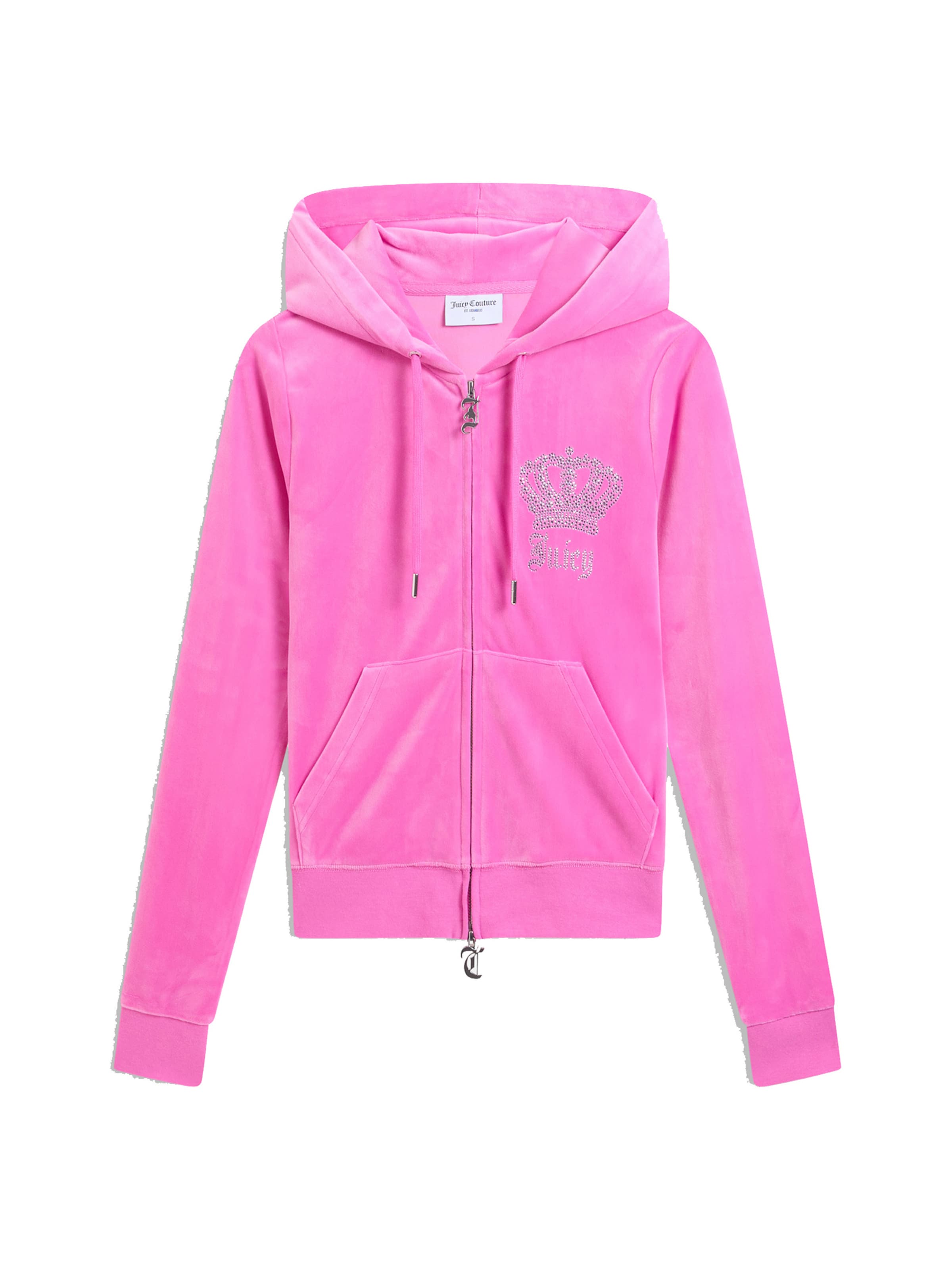 Pullover extra large di Juicy Couture in rosa: frontale