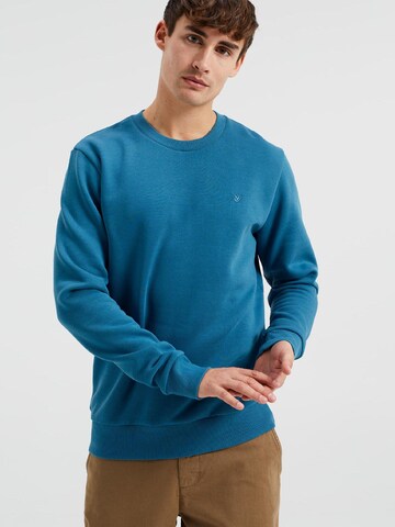 Sweat-shirt WE Fashion en bleu : devant