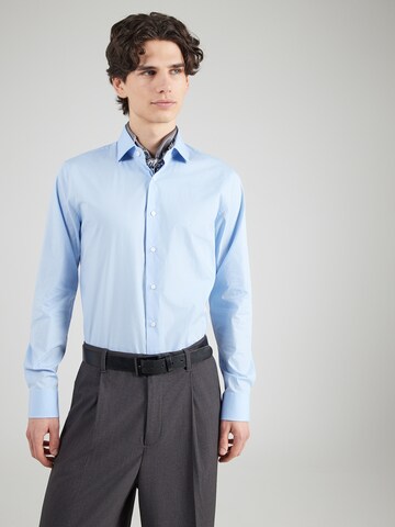 Coupe slim Chemise Michael Kors en bleu : devant