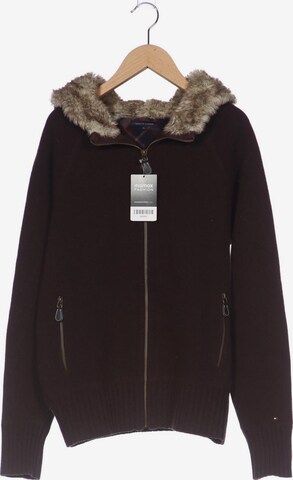 TOMMY HILFIGER Sweatshirt & Zip-Up Hoodie in XL in Brown: front