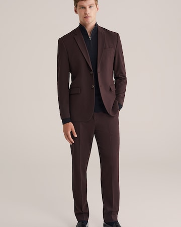 WE Fashion Slim fit Blazer in Brown