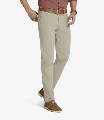 Coupe slim Pantalon chino 'Chicago' MEYER en beige : devant