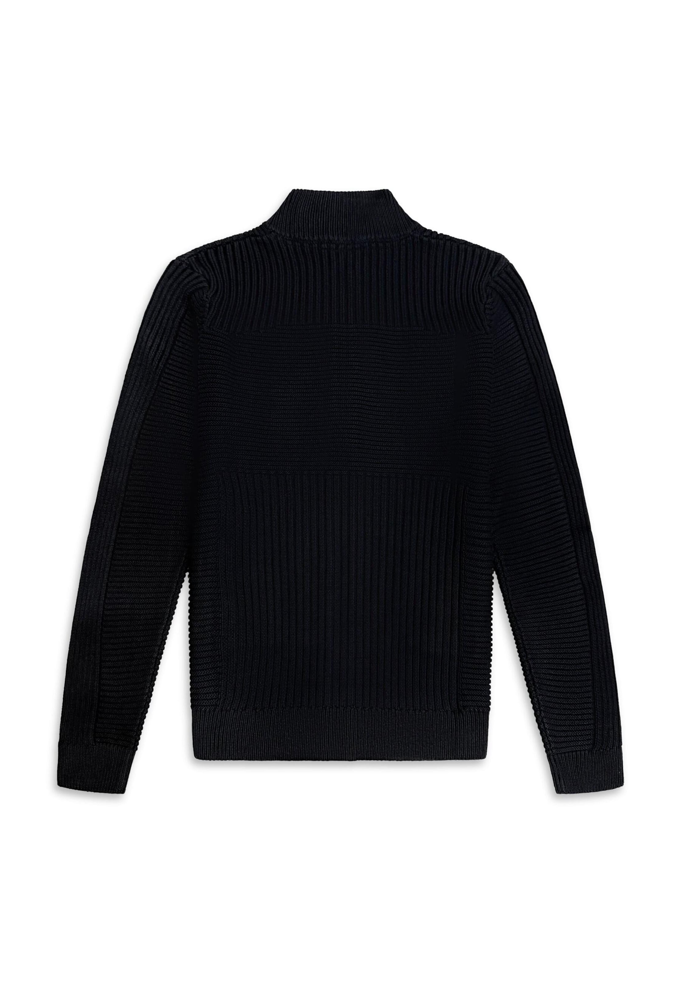 883Police Strickjacke 'Orkney' in Schwarz