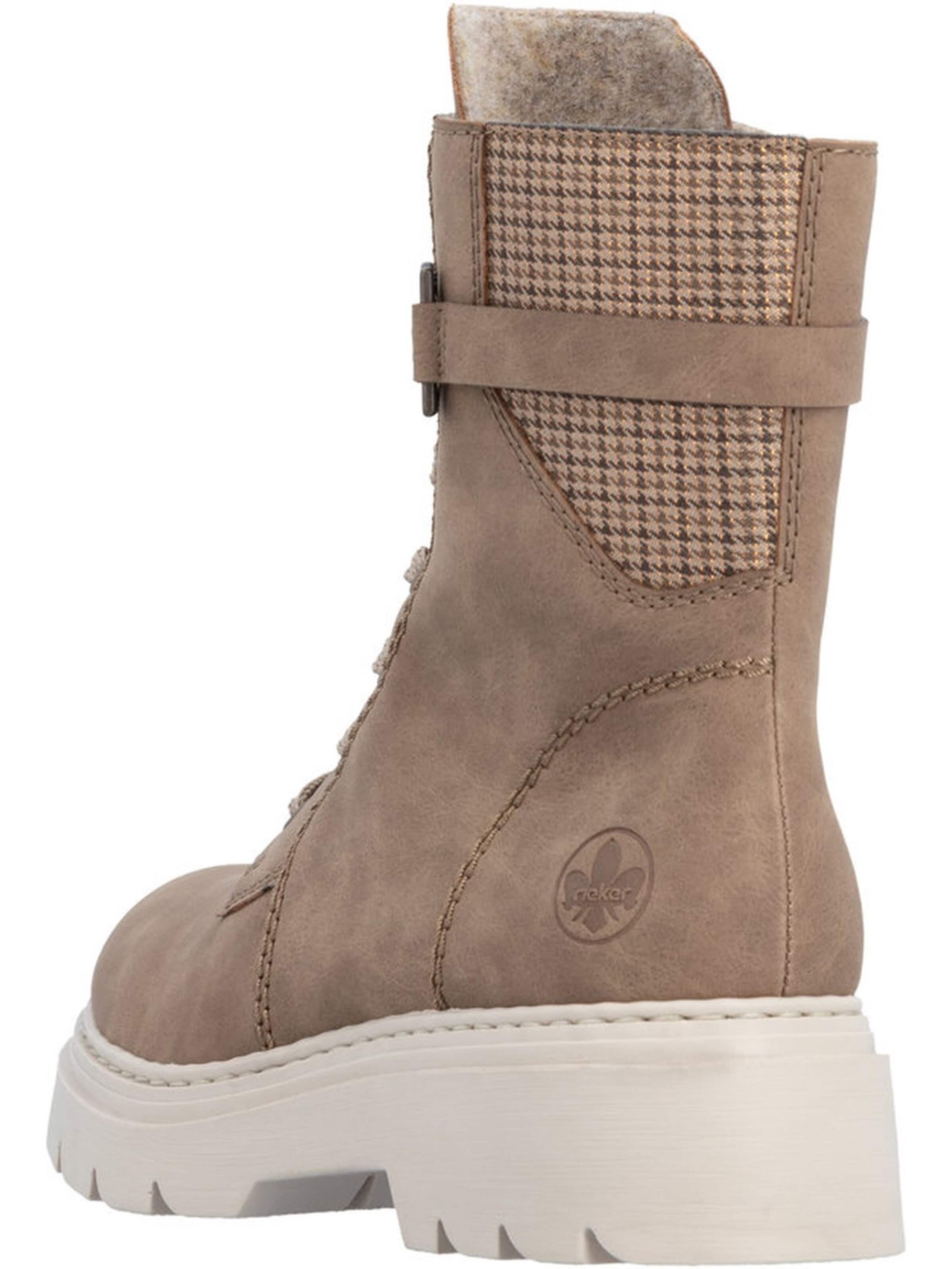 Rieker Veterlaarsjes in Beige