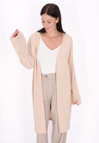 usha WHITE LABEL Вязаная кофта 'Comfortable' в Бежевый: спереди