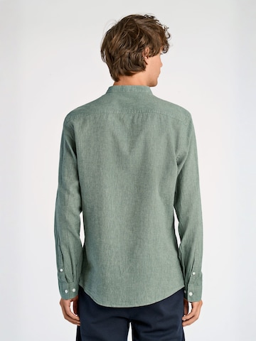 Lindbergh Slim fit Button Up Shirt in Green