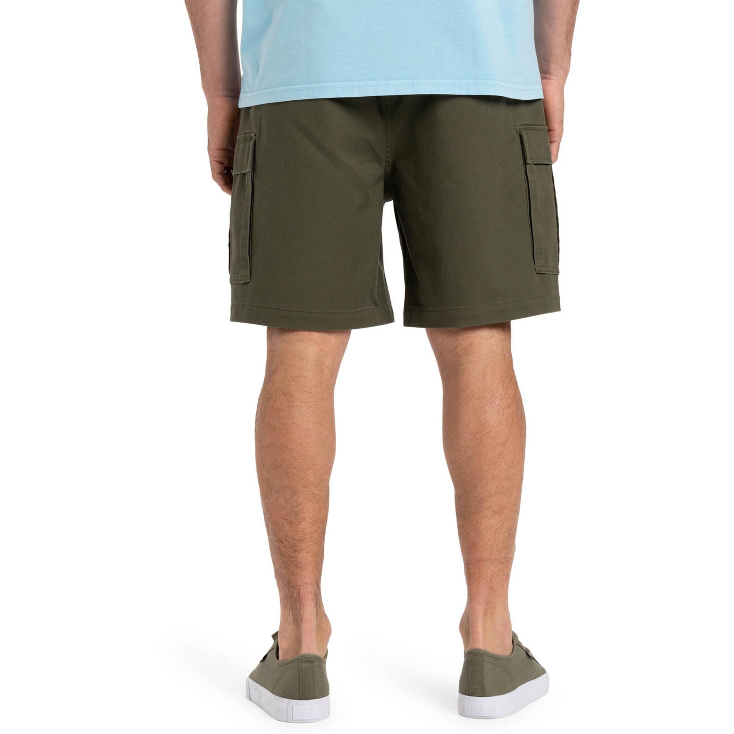 Loosefit Pantalon cargo 'Taxer 19' QUIKSILVER en vert