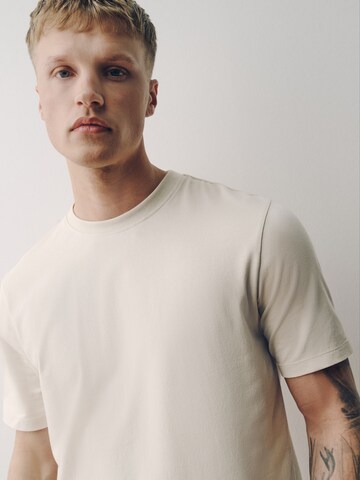 T-Shirt 'Training Division' Next en beige