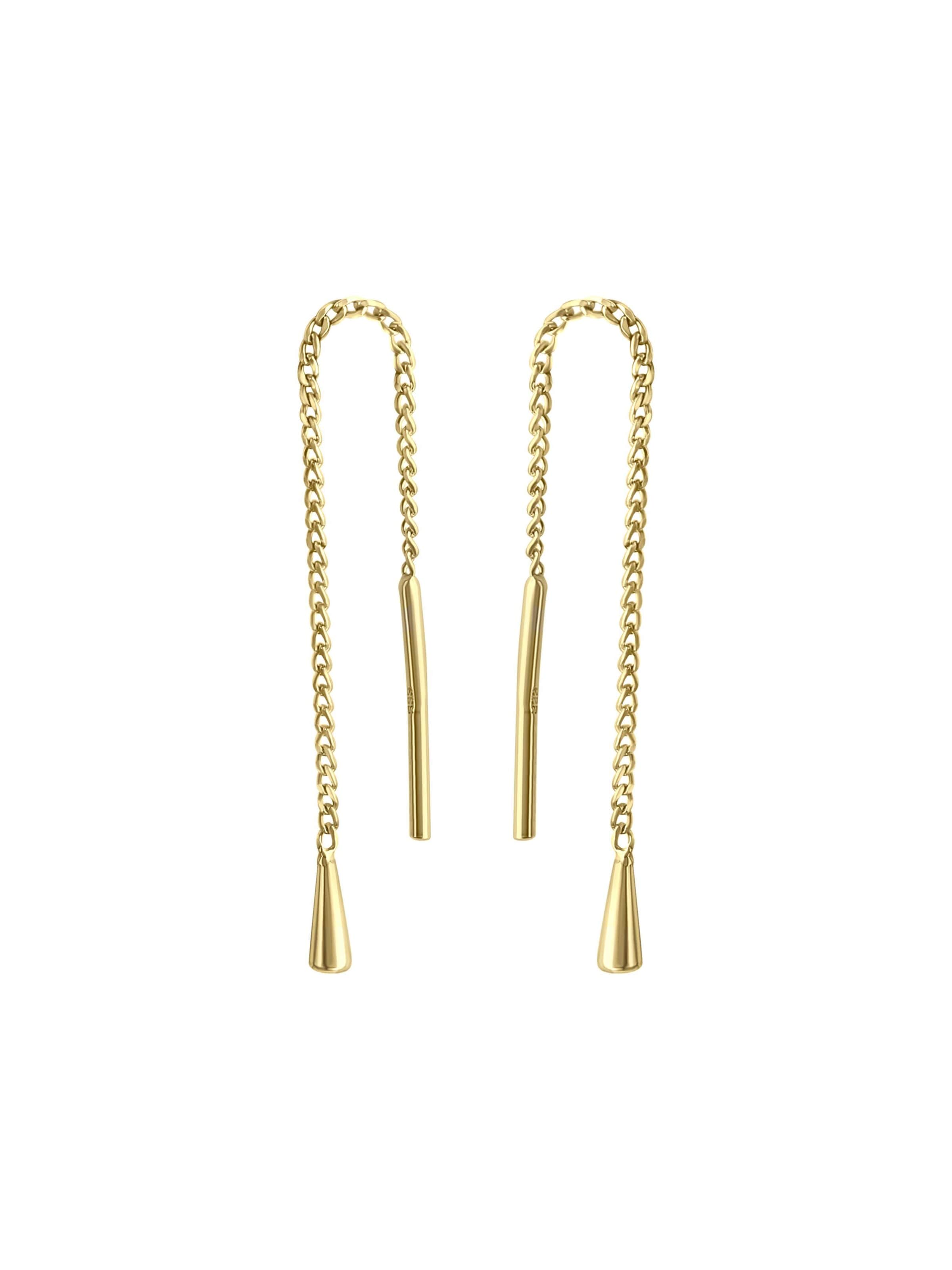 Boucles d'oreilles CELESTA en or : devant