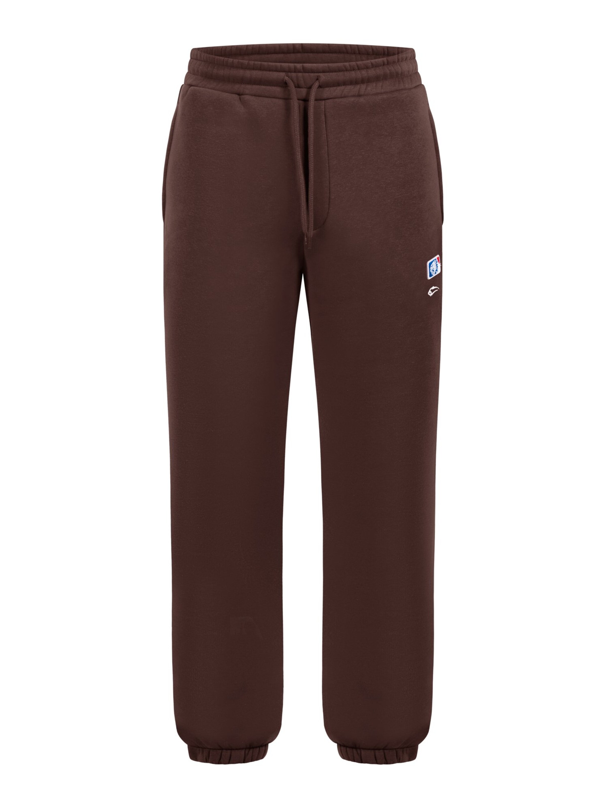 Smilodox Regular Broek in Bruin: voorkant