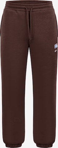 Smilodox Jogginghose Striver in Braun: Vorderseite