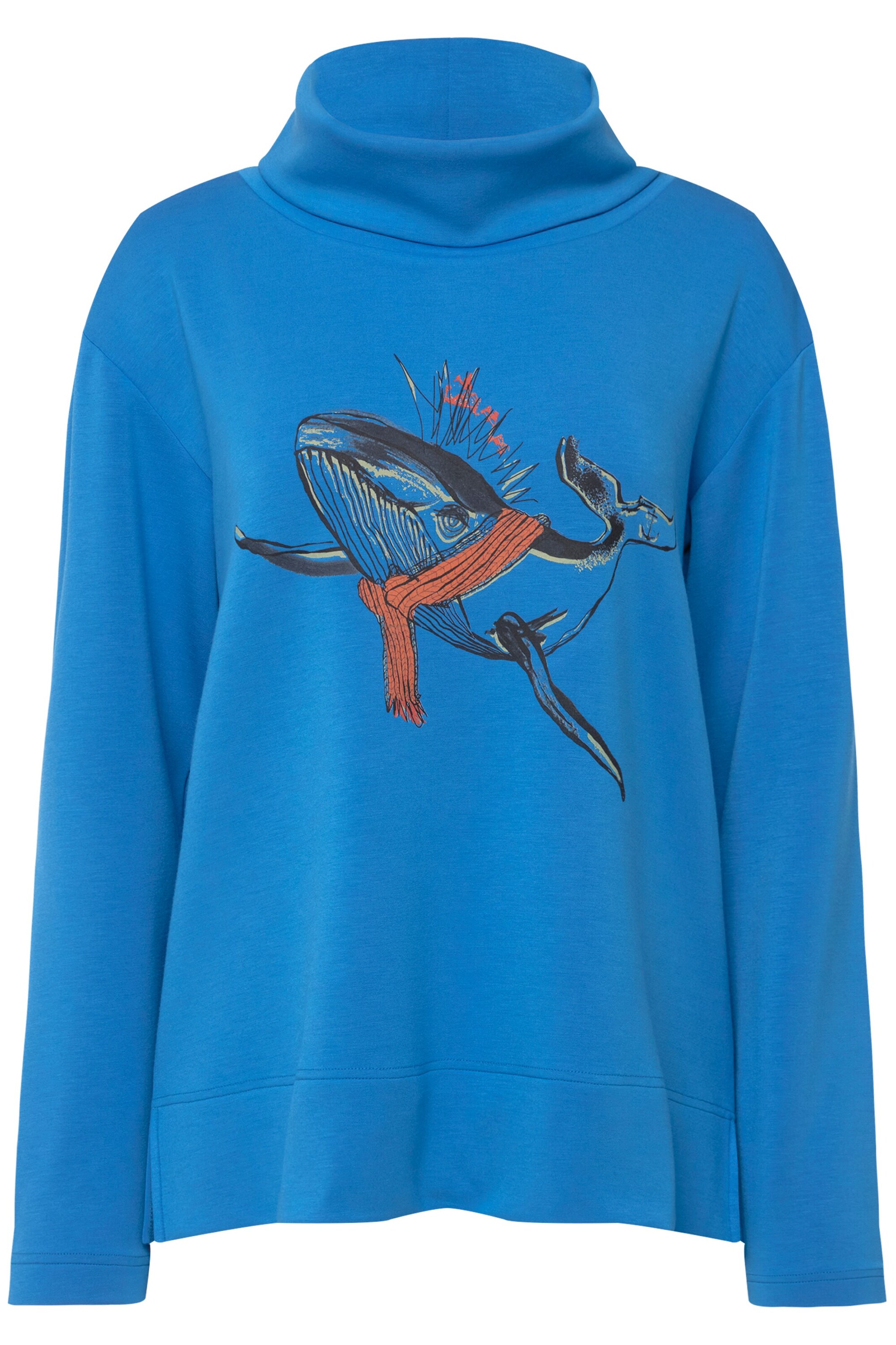 LAURASØN Sweatshirt in Blue: front