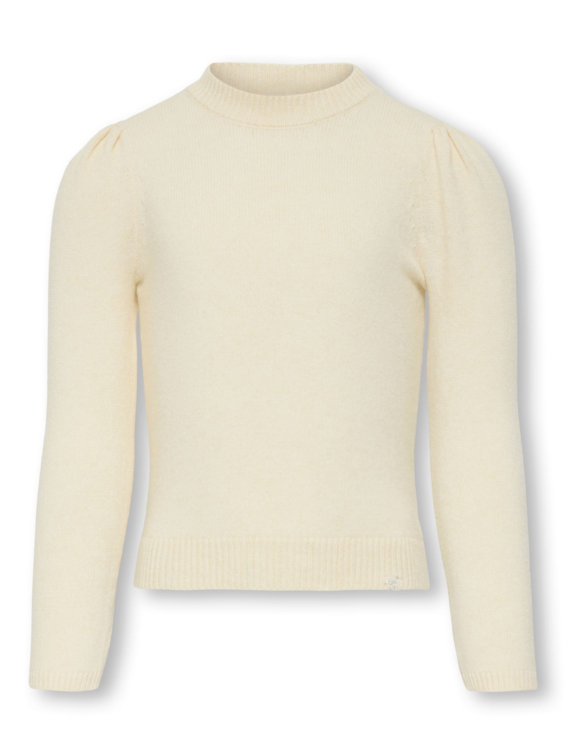Pullover 'KMGKatia' di ONLY GIRLS in bianco: frontale