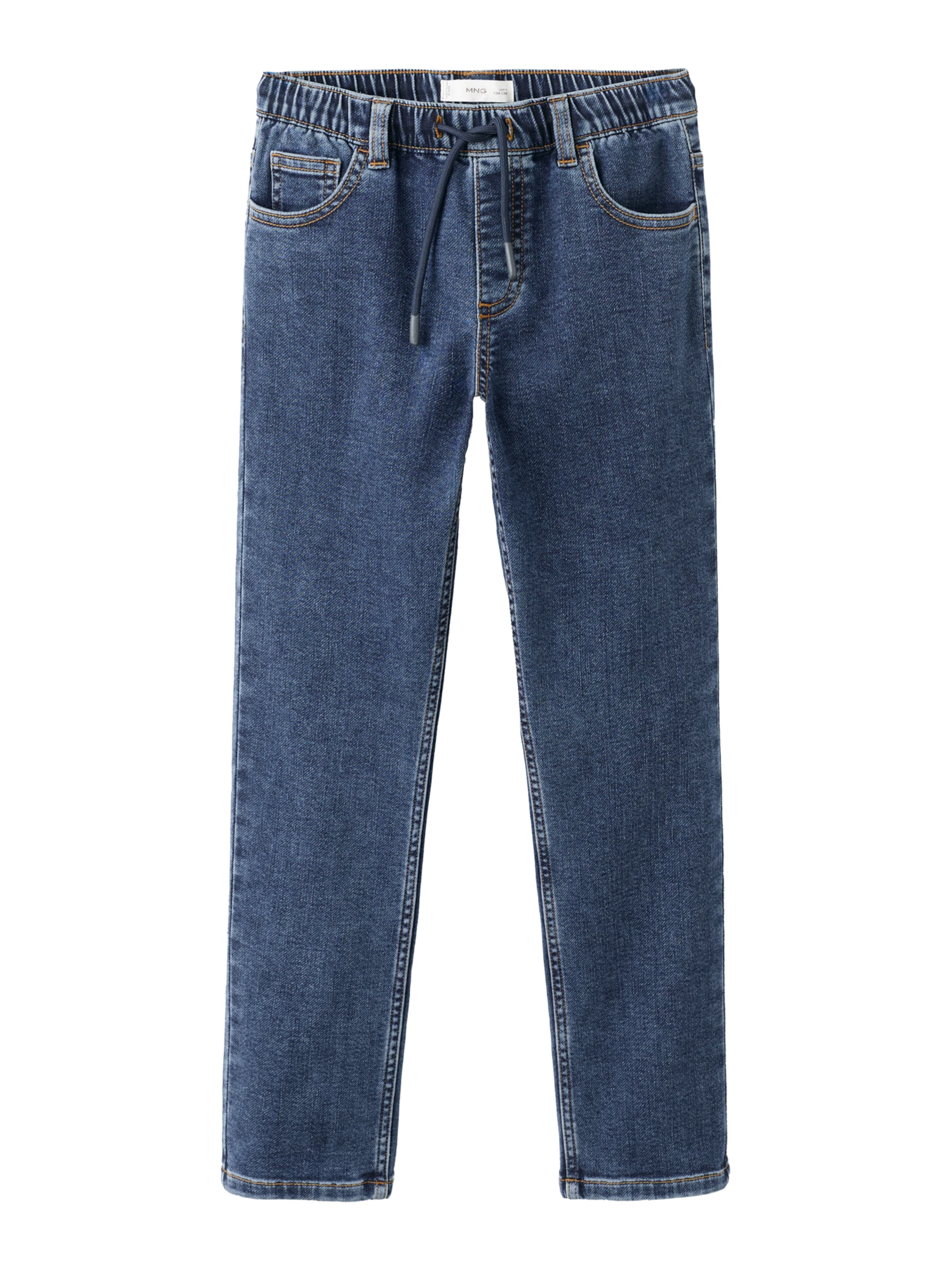 MANGO KIDS Slim fit Jeans 'Comfy' in Blue: front