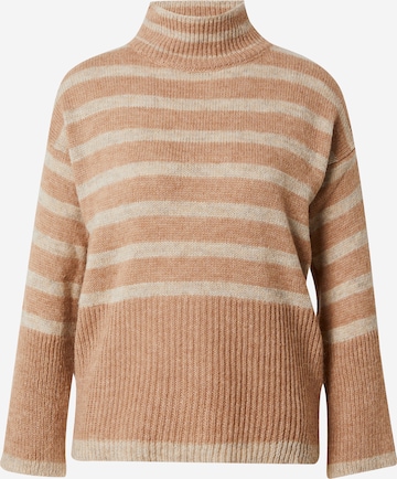 ZABAIONE Pullover 'Nora' in Beige: predná strana