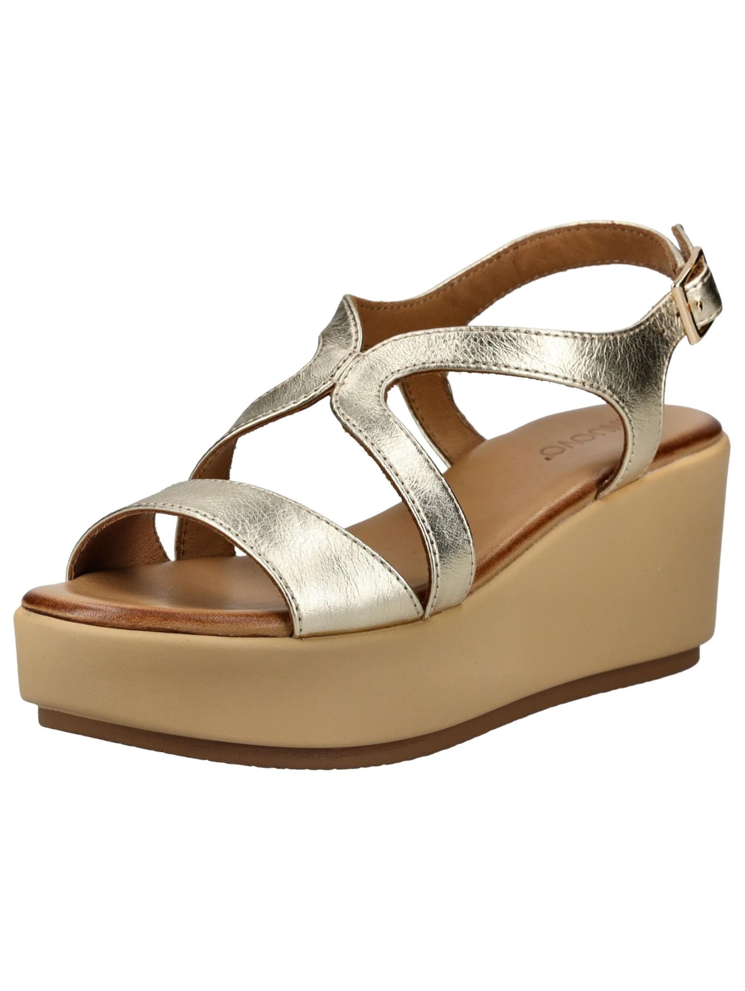 INUOVO Sandaal in Goud: voorkant