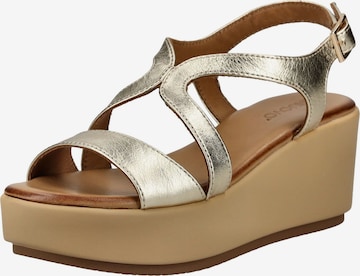 INUOVO Sandals in Gold: front