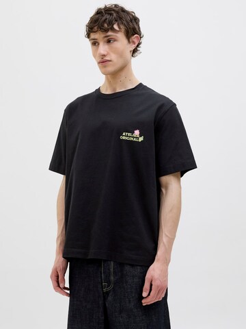JACK & JONES Μπλουζάκι 'JORAcapulco' σε μαύρο: μπροστά