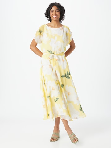 SWING Cocktail Dress in Yellow: front