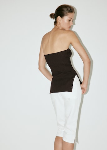 MANGO Stricktop 'AZUCENA' in Braun
