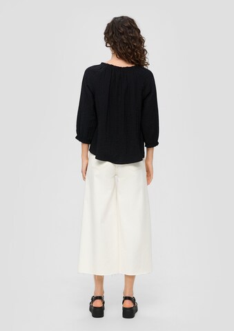 s.Oliver Blouse in Black