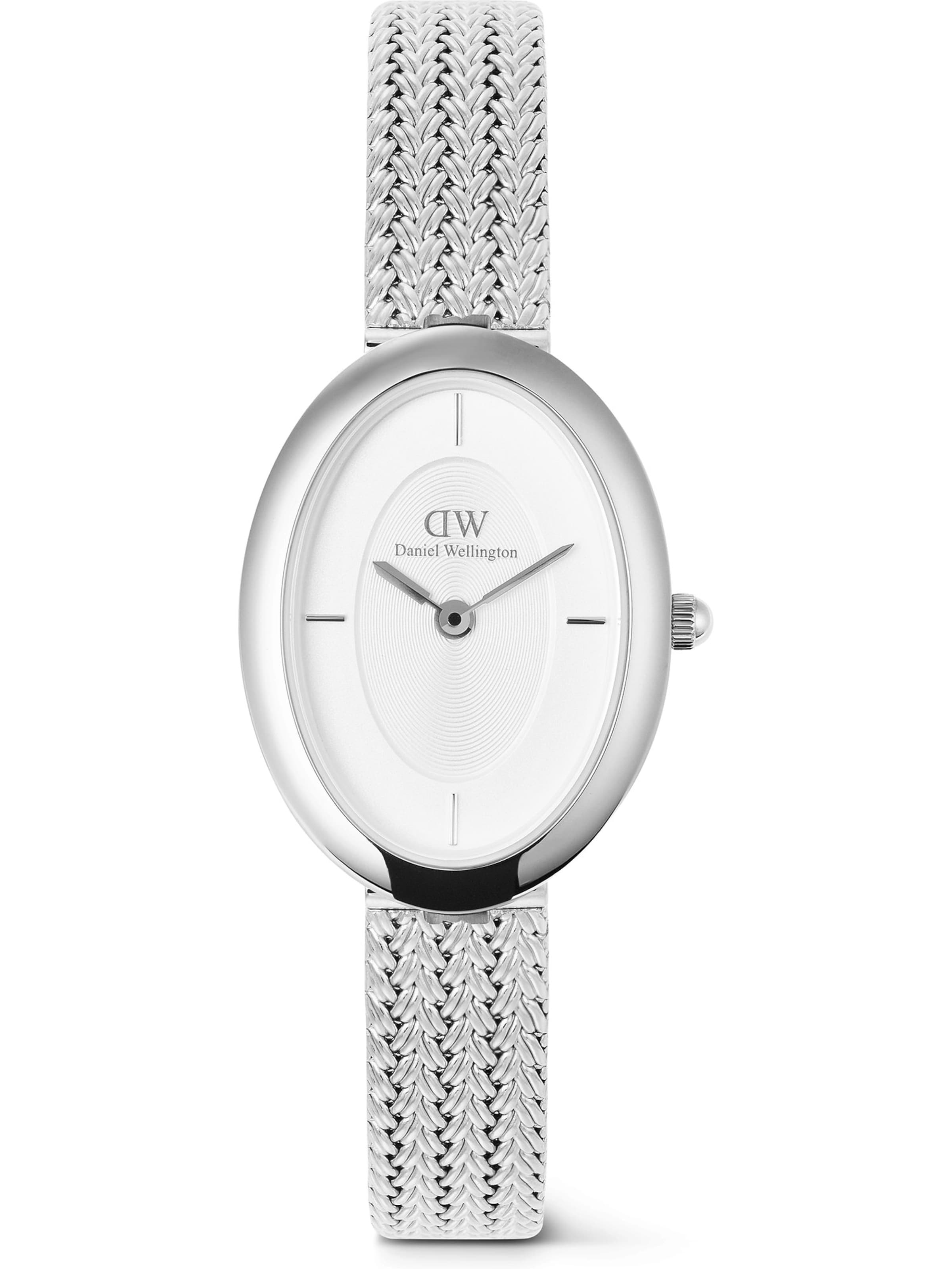 Daniel Wellington Analoguhr in Silber: Vorderseite