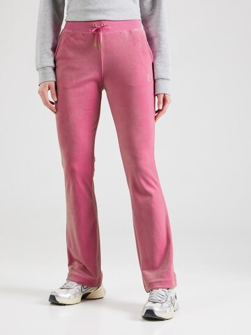 Juicy Couture Flared Pants 'Dach Cleo' in Pink: front