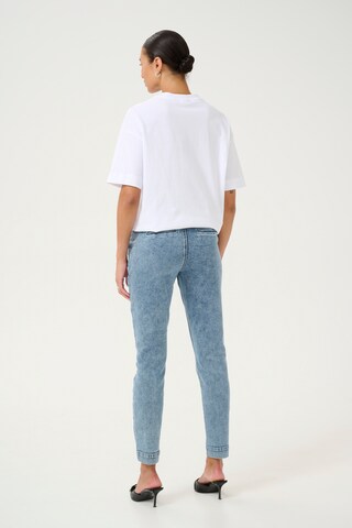 Skinny Jean 'KAlea' Kaffe en bleu