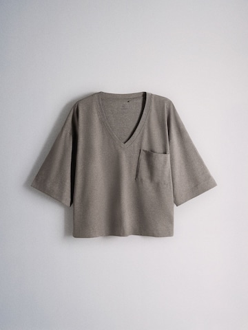 T-shirt 'Essentials' The Set en beige