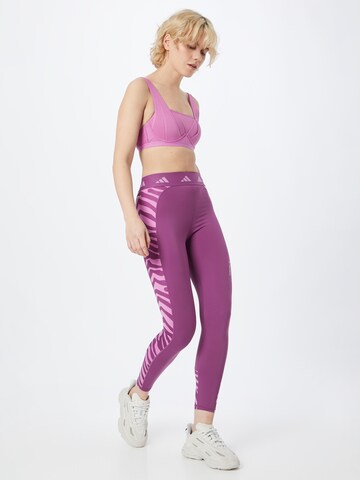 ADIDAS PERFORMANCE High Support Sports Bra in Light Purple