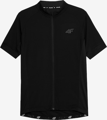 4F - Camiseta funcional en negro: frente