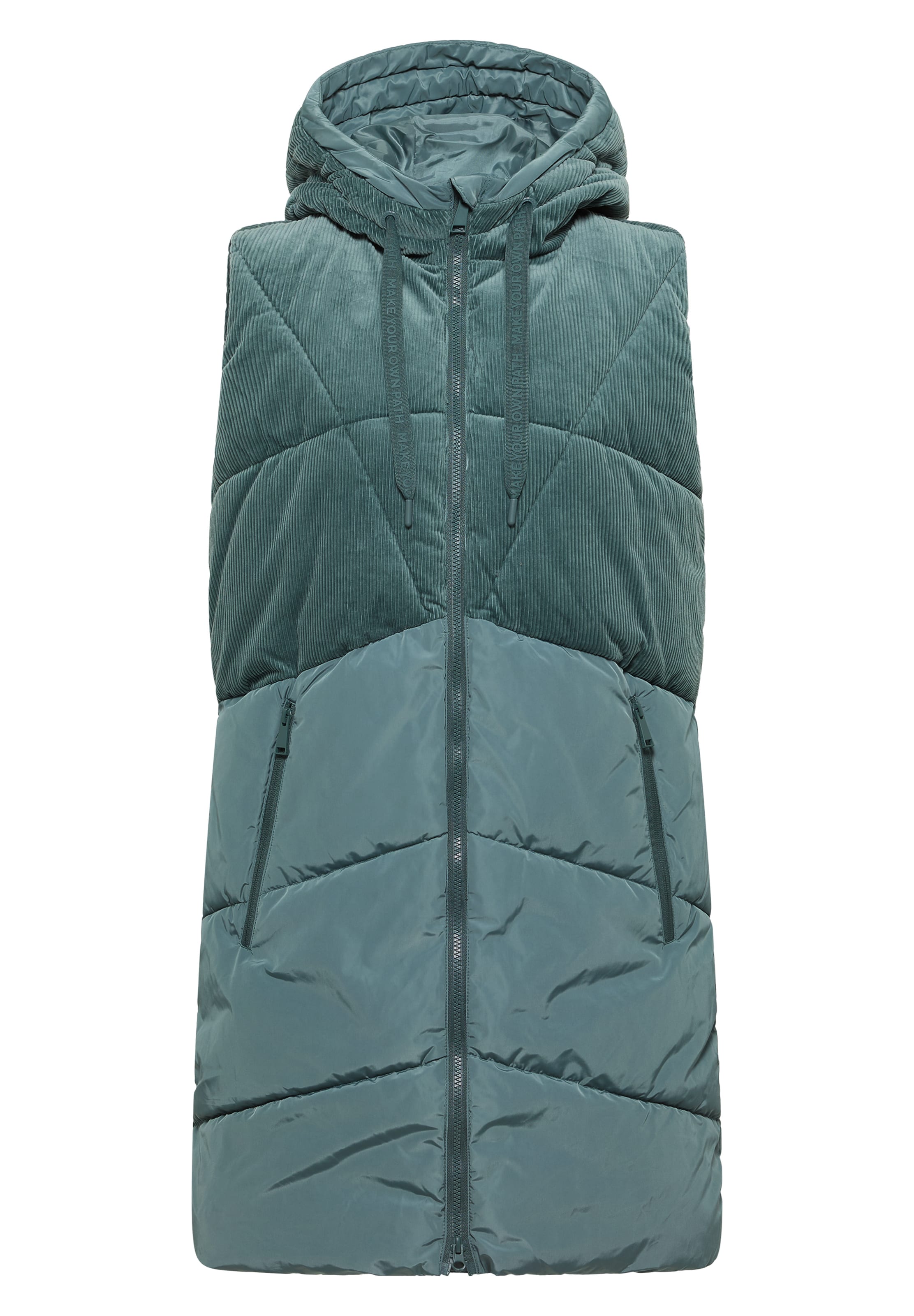 CECIL Weste in Grün: Vorderseite