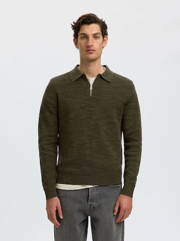 SELECTED - Jersey en verde: frente