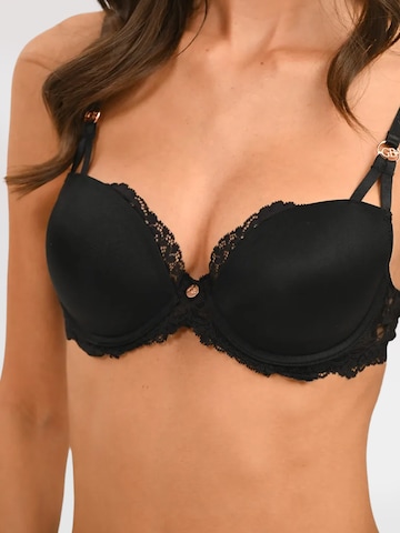 Gianna Bellucci Push-up Bra 'Francesca' in Black