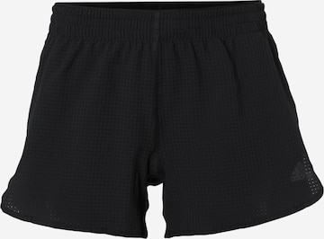 Regular Pantaloni sport 'Fast ' de la ADIDAS SPORTSWEAR pe negru: față