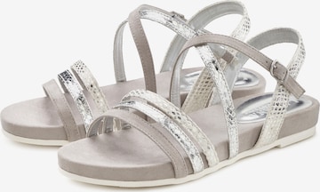 LASCANA Strap Sandals in Silver