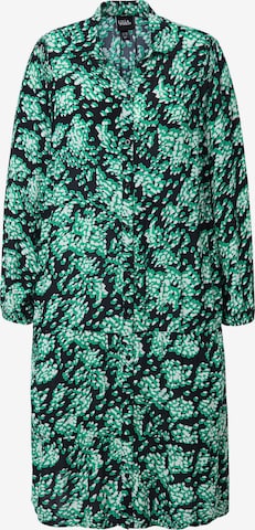 Ulla Popken Puseromekko värissä vihreä: etupuoli