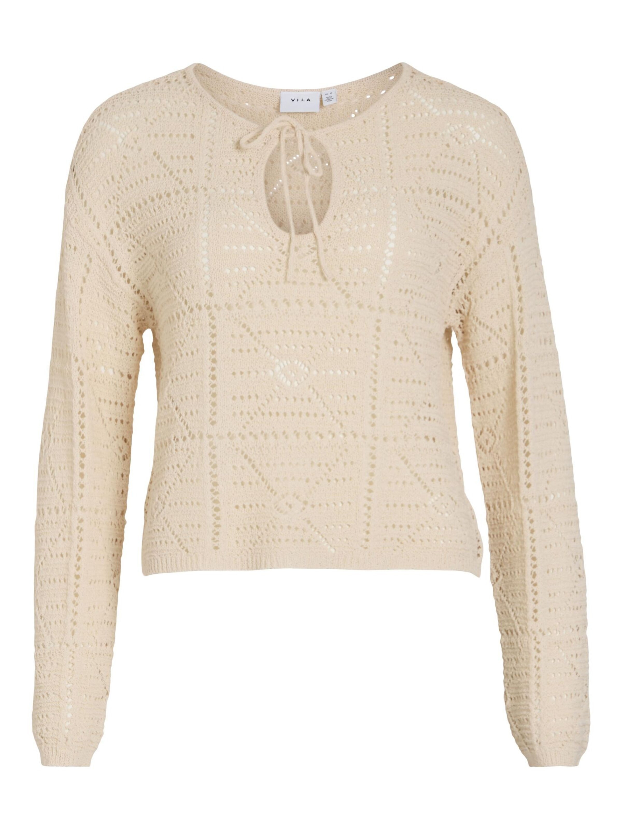 VILA Pullover i beige: forside