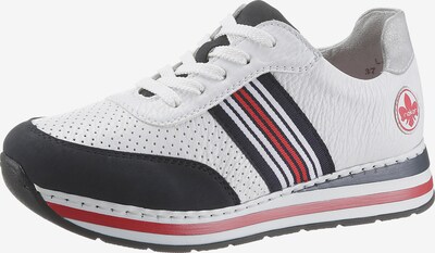 RIEKER Sneakers laag in de kleur Donkerblauw / Rood / Zilver / Wit, Productweergave