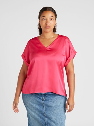 EVOKED - Blusa 'VIELLETTE' en rosa: frente