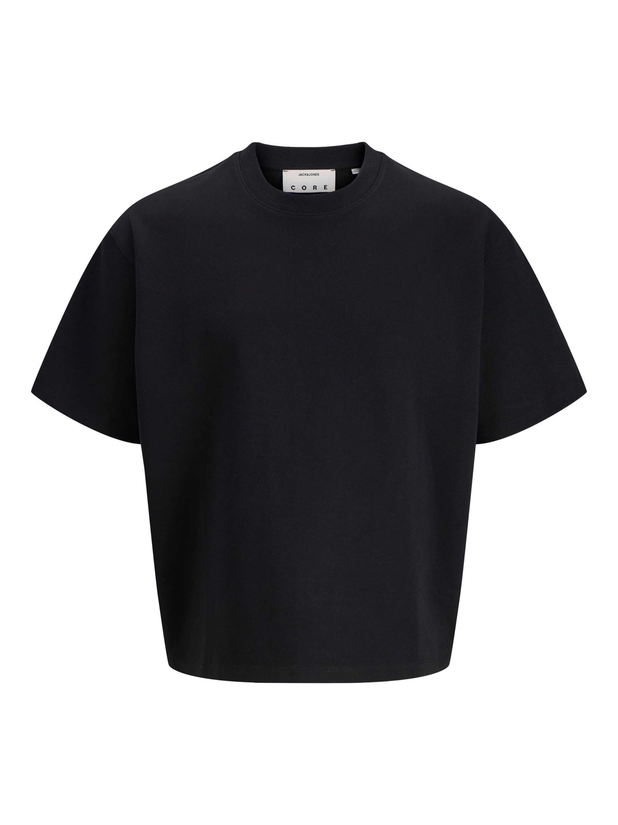JACK & JONES - Camiseta en negro: frente