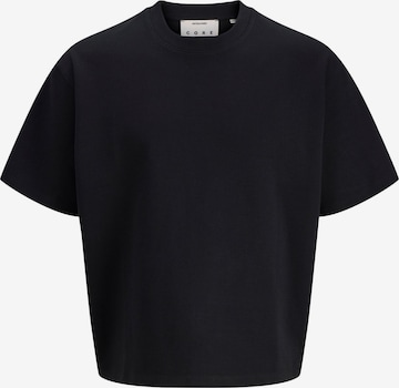 JACK & JONES - Camiseta en negro: frente